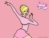 Barbie en postura de ballet