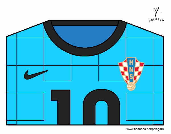 Camiseta del mundial de fútbol 2014 de Croacia