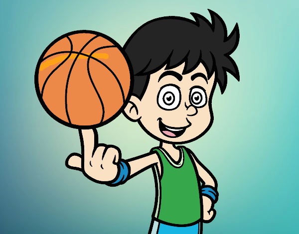 Jugador de baloncesto junior