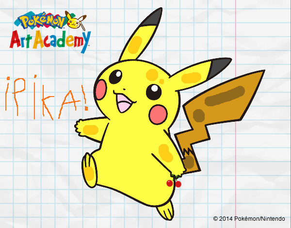 Pikachu en Pokémon Art Academy