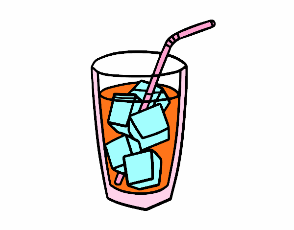 Un vaso de refresco