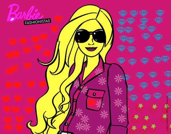 Barbie con gafas de sol