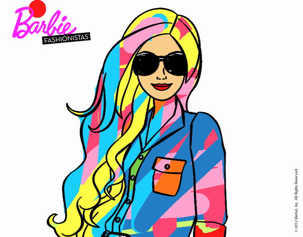 Barbie con gafas de sol