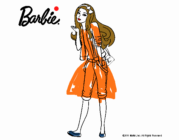 Barbie con look casual