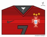 Camiseta del mundial de fútbol 2014 de Portugal