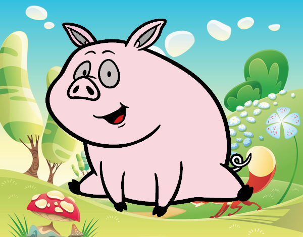 Cerdito de granja