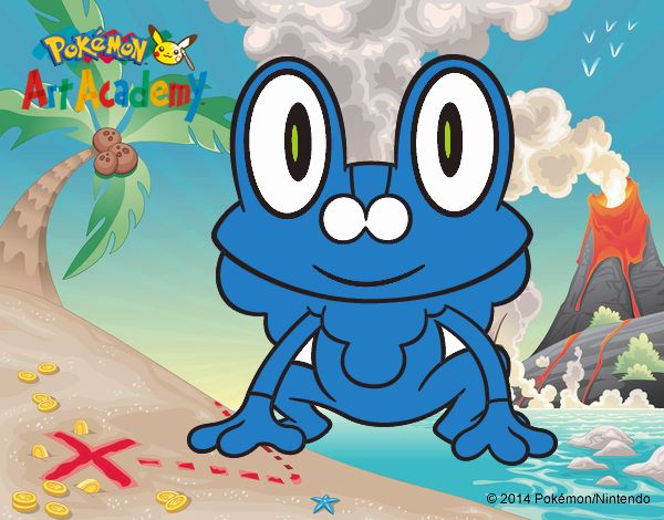 Froakie shiny en isla lava plume