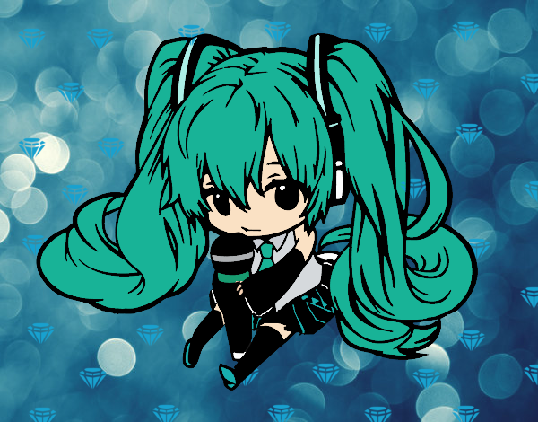 Miku Chibi vocaloid