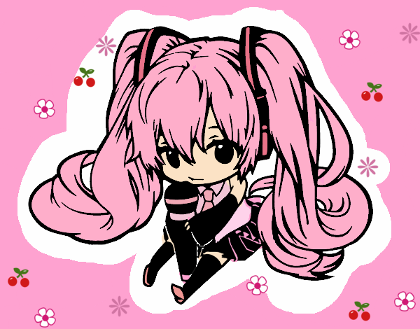 Miku Chibi vocaloid