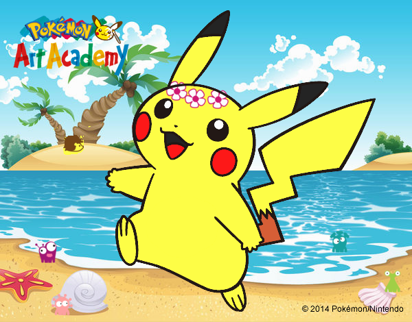 Pikachu en Pokémon Art Academy