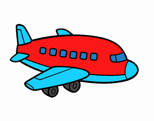 Un avión de pasajeros