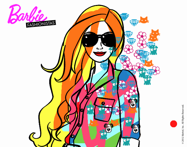 Barbie con gafas de sol