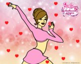 Barbie en postura de ballet