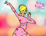 Barbie en postura de ballet