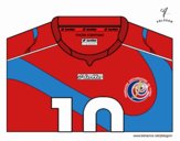 Camiseta del mundial de fútbol 2014 de Costa Rica