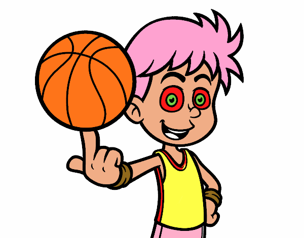 Jugador de baloncesto junior