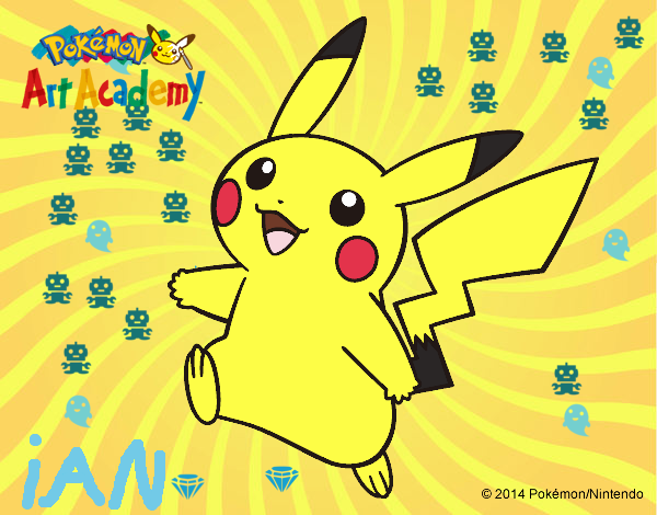 Pikachu en Pokémon Art Academy