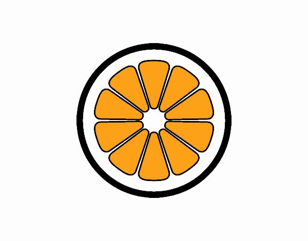 Rodaja de naranja