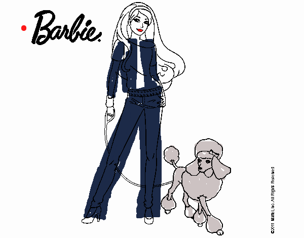 Barbie con look moderno