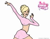 Barbie en postura de ballet