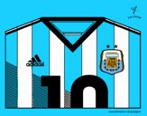 Camiseta del mundial de fútbol 2014 de Argentina