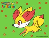 Fennekin corriendo