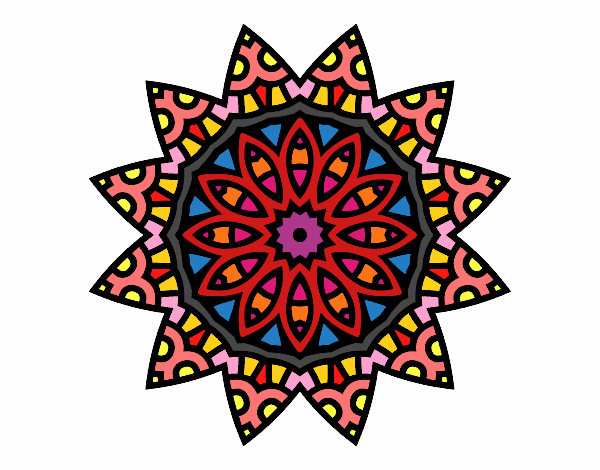 Mandala estrella