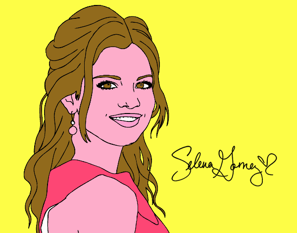 hola  soy areli selena gomez dibujo 