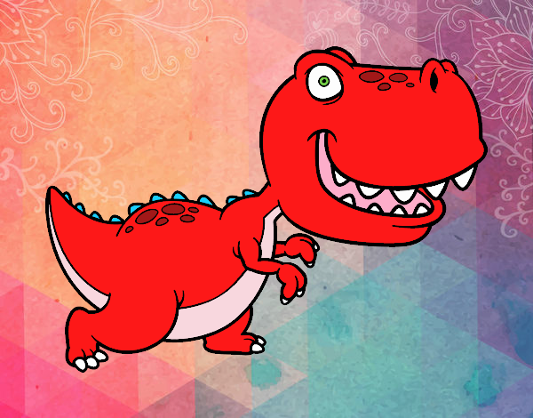 Tyrannosaurus rex rojo