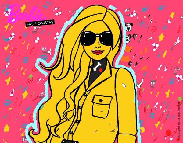 Barbie con gafas de sol