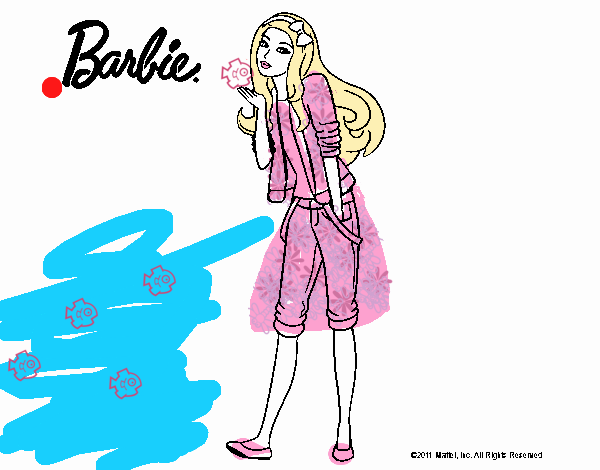 Barbie con look casual