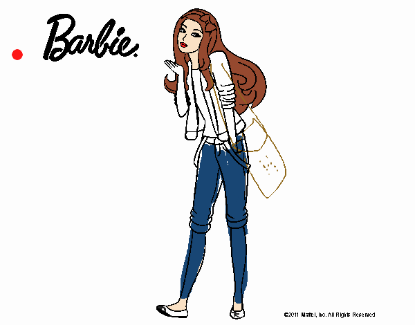 Barbie con look casual