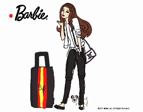 Barbie con look casual