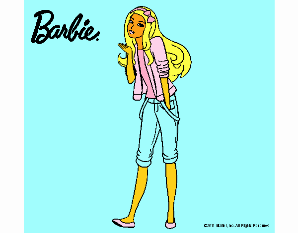 Barbie con look casual