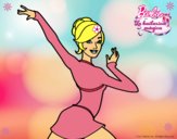 Barbie en postura de ballet