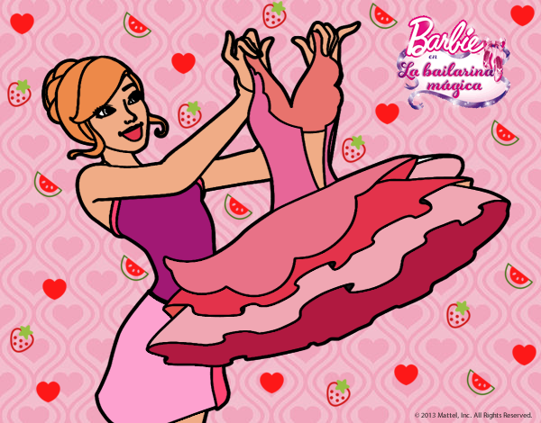 Barbie y su vestido de ballet