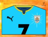 Camiseta del mundial de fútbol 2014 de Uruguay