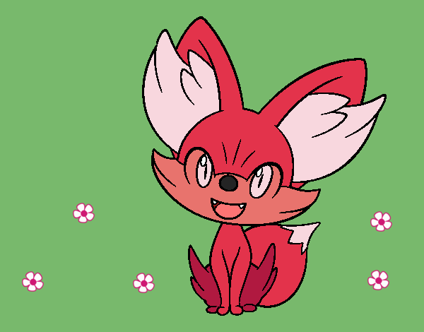 Fennekin rojo