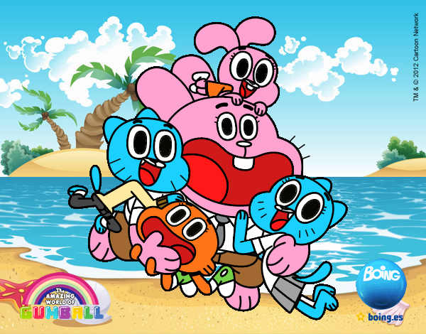 Gumball y amigos contentos