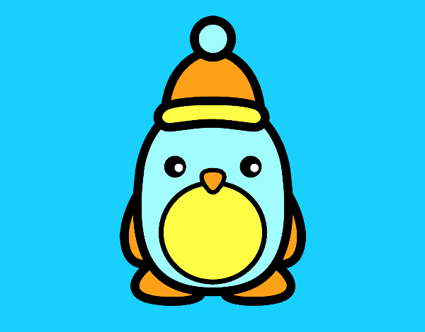 Pingüino navideño