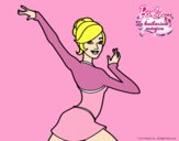 Barbie en postura de ballet