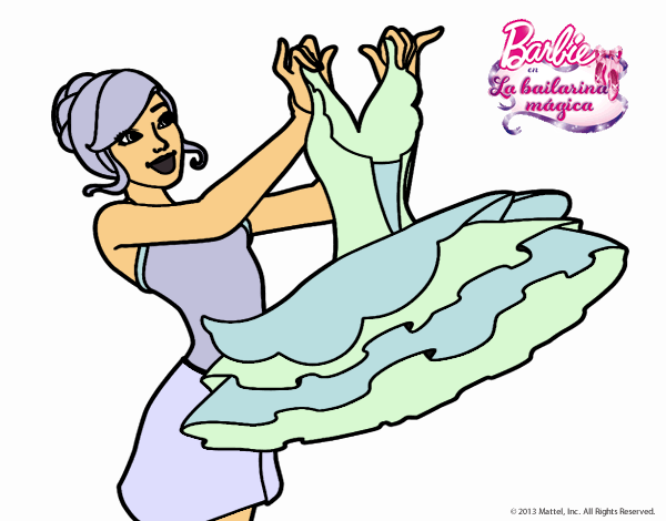 Barbie y su vestido de ballet