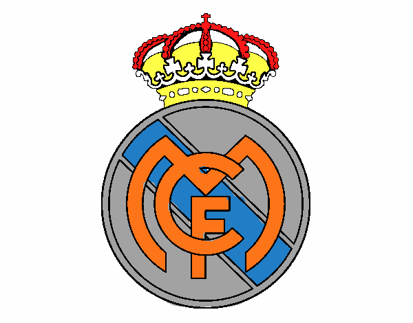 Dibujo de Escudo del Real Madrid C.F. pintado por en Dibujos.net el día  27-03-23 a las 20:17:54. Imprime, pinta o colorea tus propios dibujos!