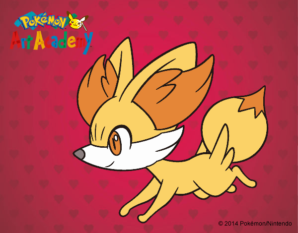 Fennekin corriendo