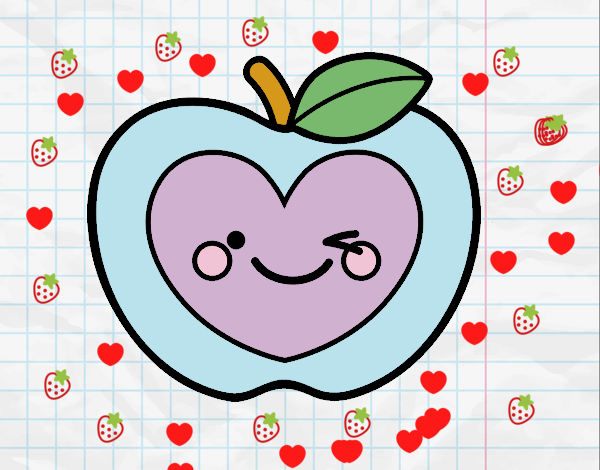 Manzana corazón