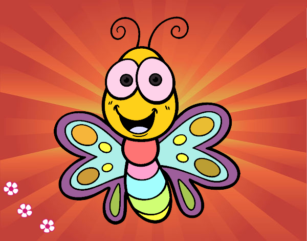 Mariposa sonriente