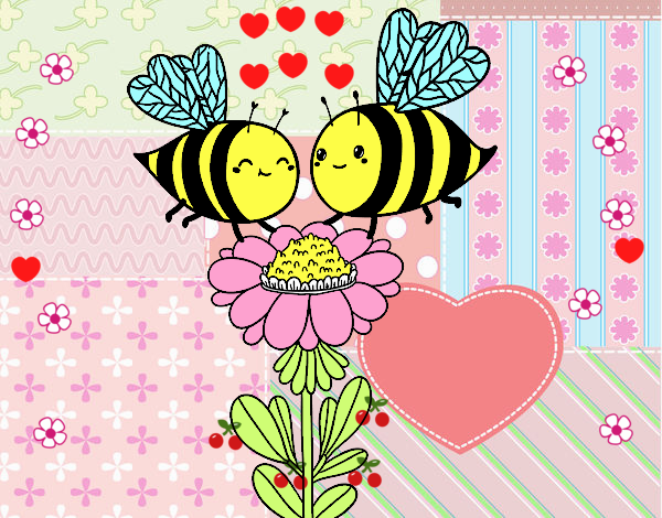 Pareja de abejas