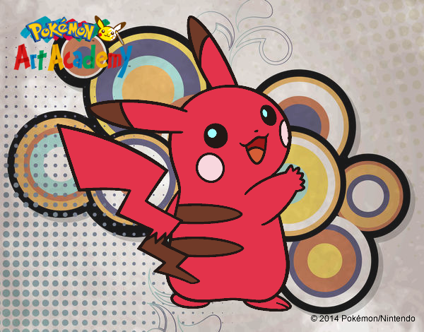 un pikachu pokemon, un pikachu pokemon, pikachu es de color rojo, un pikachu pokemon.