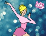 Barbie en postura de ballet