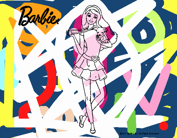 Barbie y su mascota